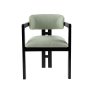 HANAH HOME Trpezarijska stolica Mistral Black Mint - slika 3