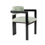 HANAH HOME Trpezarijska stolica Mistral Black Mint - slika 4