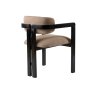 HANAH HOME Trpezarijska stolica Mistral Black Sand Beige - slika 5