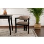 HANAH HOME Trpezarijska stolica Mistral Black Sand Beige - slika 1