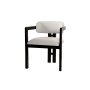 HANAH HOME Trpezarijska stolica Mistral Black White - slika 2