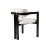 HANAH HOME Trpezarijska stolica Mistral Black White - slika 5
