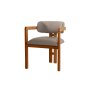 HANAH HOME Trpezarijska stolica Mistral Oak Light Grey - slika 2