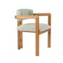 HANAH HOME Trpezarijska stolica Mistral Oak Mint - slika 4