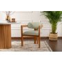 HANAH HOME Trpezarijska stolica Mistral Oak Mint - slika 1