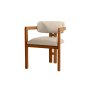 HANAH HOME Trpezarijska stolica Mistral Oak Off White - slika 2