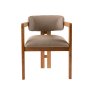 HANAH HOME Trpezarijska stolica Mistral Oak Sand Beige - slika 3
