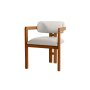 HANAH HOME Trpezarijska stolica Mistral Oak White - slika 2