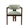 HANAH HOME Trpezarijska stolica Mistral Walnut Mint - slika 3