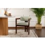 HANAH HOME Trpezarijska stolica Mistral Walnut Mint - slika 1