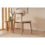 HANAH HOME Trpezarijska stolica Lugias Beech White - slika 3