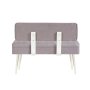 HANAH HOME Trpezarijska klupa Vina 0701 1 WhiteGrey - slika 2