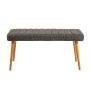 HANAH HOME Trpezarijska klupa Stormi Bench Atlantic Pine Anthracite - slika 2