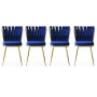 HANAH HOME Set 4 stolice Kusaklı 209 V4 - slika 1