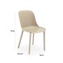 HANAH HOME Set 2 stolice Shell P Beige - slika 5