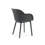 HANAH HOME Set 2 stolice Shell P Anthracite - slika 2