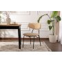 HANAH HOME Set 2 stolice Nancy Beige Black - slika 1
