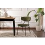 HANAH HOME Set 2 stolice Nancy Green Black - slika 1