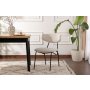HANAH HOME Set 2 stolice Nancy White Black - slika 1