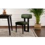 HANAH HOME Set 2 stolice Natura Black Dark Green - slika 1