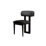 HANAH HOME Set 2 stolice Natura Black Dark Grey - slika 2