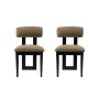 HANAH HOME Set 2 stolice Natura Black Green - slika 3