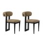 HANAH HOME Set 2 stolice Natura Black Green - slika 4
