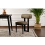 HANAH HOME Set 2 stolice Natura Black Green - slika 1