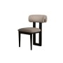 HANAH HOME Set 2 stolice Natura Black Light Grey - slika 2