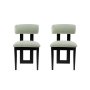 HANAH HOME Set 2 stolice Natura Black Mint Green - slika 3