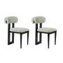 HANAH HOME Set 2 stolice Natura Black Mint Green - slika 4