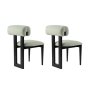 HANAH HOME Set 2 stolice Natura Black Mint Green - slika 5