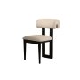 HANAH HOME Set 2 stolice Natura Black Off White - slika 2