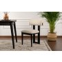 HANAH HOME Set 2 stolice Natura Black Off White - slika 1