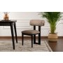 HANAH HOME Set 2 stolice Natura Black Sand Beige - slika 1