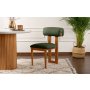HANAH HOME Set 2 stolice Natura Oak Dark Green - slika 1