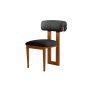 HANAH HOME Set 2 stolice Natura Oak Dark Grey - slika 2
