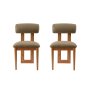 HANAH HOME Set 2 stolice Natura Oak Green - slika 3