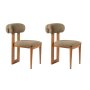 HANAH HOME Set 2 stolice Natura Oak Green - slika 5