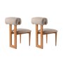 HANAH HOME Set 2 stolice Natura Oak Light Grey - slika 5