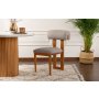 HANAH HOME Set 2 stolice Natura Oak Light Grey - slika 1