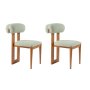 HANAH HOME Set 2 stolice Natura Oak Mint Green - slika 4