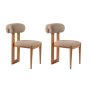 HANAH HOME Set 2 stolice Natura Oak Sand Beige - slika 4