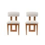 HANAH HOME Set 2 stolice Natura Oak White - slika 3