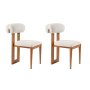 HANAH HOME Set 2 stolice Natura Oak White - slika 4
