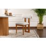 HANAH HOME Set 2 stolice Natura Oak White - slika 1