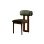 HANAH HOME Set 2 stolice Natura Walnut Dark Green - slika 2