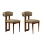 HANAH HOME Set 2 stolice Natura Walnut Green - slika 4
