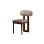 HANAH HOME Set 2 stolice Natura Walnut Light Grey - slika 2