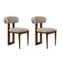 HANAH HOME Set 2 stolice Natura Walnut Light Grey - slika 4